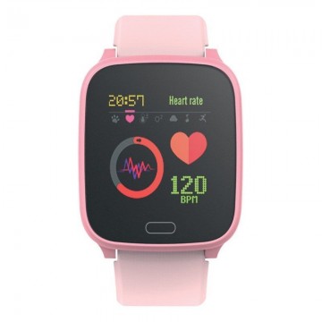 Smartwatch Forever IGO JW-100/ Notificaciones/ Frecuencia Cardíaca/ Rosa