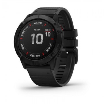 Smartwatch Garmin Fénix 6 Pro/ Notificaciones/ Frecuencia Cardíaca/ GPS/ Negro