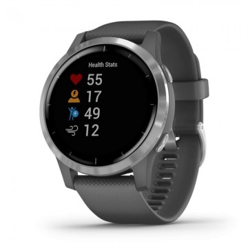 Smartwatch Garmin Vívoactive 4/ Notificaciones/ Frecuencia Cardíaca/ GPS/ Gris