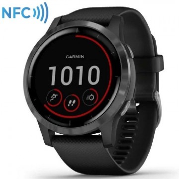 Smartwatch Garmin Vívoactive 4/ Notificaciones/ Frecuencia Cardíaca/ GPS/ Negro