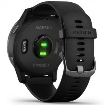 Smartwatch Garmin Vívoactive 4/ Notificaciones/ Frecuencia Cardíaca/ GPS/ Negro