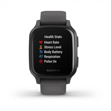 Smartwatch Garmin Venu SQ/ Notificaciones/ Frecuencia Cardíaca/ GPS/ Gris