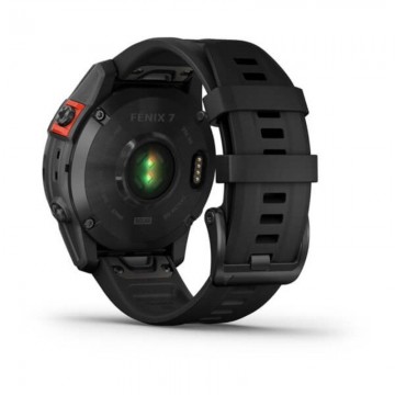 Smartwatch Garmin Fénix 7 Solar/ Notificaciones/ Frecuencia Cardíaca/ GPS/ Plata y Negro