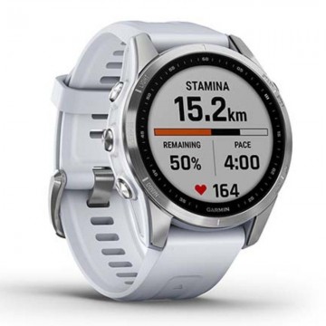 Smartwatch Garmin Fénix 7S/ Notificaciones/ Frecuencia Cardíaca/ GPS/ Plata y Blanco