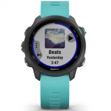 Smartwatch Garmin Forerunner 245 Music/ Notificaciones/ Frecuencia Cardíaca/ GPS/ Azul Aguamarina