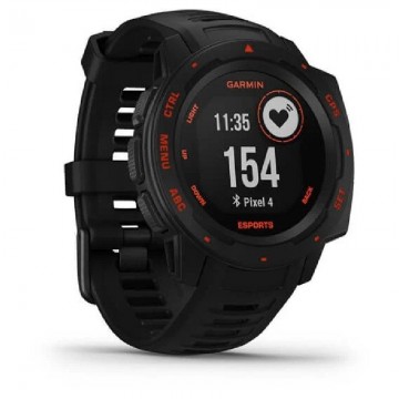 Smartwatch Garmin Instinct Esports/ Notificaciones/ Frecuencia Cardíaca/ GPS/ Negro