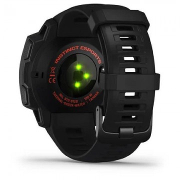 Smartwatch Garmin Instinct Esports/ Notificaciones/ Frecuencia Cardíaca/ GPS/ Negro