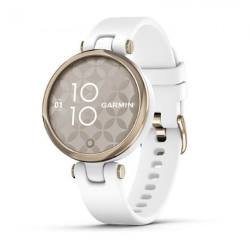 Smartwatch Garmin Lily Sport/ Notificaciones/ Frecuencia Cardíaca/ GPS/ Oro Crema y Blanco