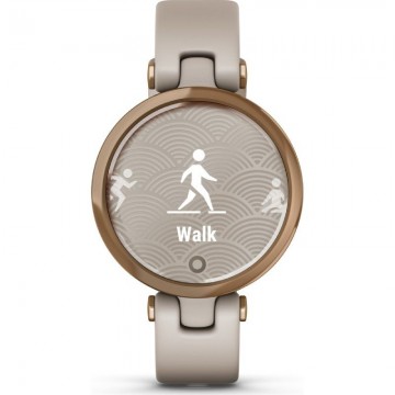 Smartwatch Garmin Lily Sport/ Notificaciones/ Frecuencia Cardíaca/ GPS/ Oro Rosa y Arena