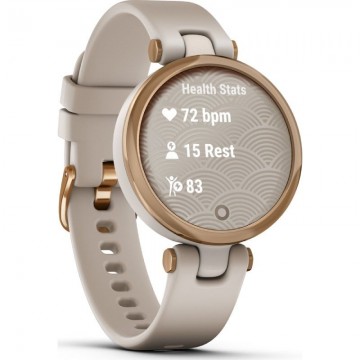 Smartwatch Garmin Lily Sport/ Notificaciones/ Frecuencia Cardíaca/ GPS/ Oro Rosa y Arena