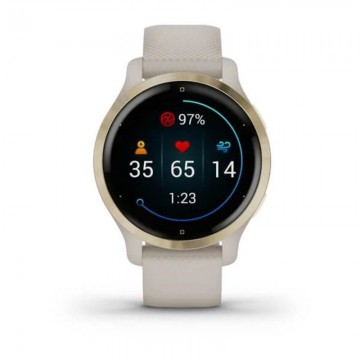 Smartwatch Garmin Venu 2S Notificaciones/ Frecuencia Cardíaca/ GPS/ Oro y Beige