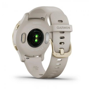 Smartwatch Garmin Venu 2S Notificaciones/ Frecuencia Cardíaca/ GPS/ Oro y Beige