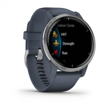 Smartwatch Garmin Venu 2 Notificaciones/ Frecuencia Cardíaca/ GPS/ Azul Grafito y Plata