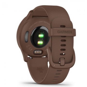 Smartwatch Garmin Vivomove Sport/ Notificaciones/ Frecuencia Cardíaca/ GPS/ Oro Melocotón y Cacao