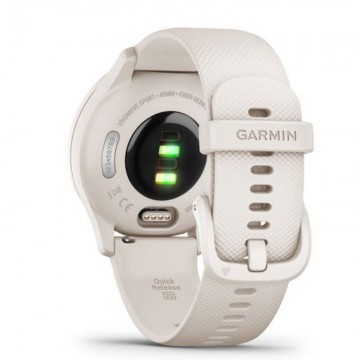 Smartwatch Garmin Vivomove Sport/ Notificaciones/ Frecuencia Cardíaca/ GPS/ Blanco Crema