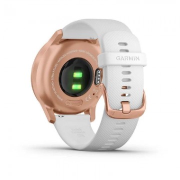 Smartwatch Garmin Vívomove Style Notificaciones/ Frecuencia Cardíaca/ GPS/ Oro Rosa y Blanco