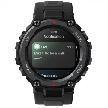 Smartwatch Huami Amazfit T-Rex Pro/ Notificaciones/ Frecuencia Cardíaca/ GPS/ Negro Meteorito