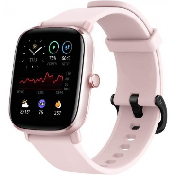 Smartwatch Huami Amazfit GTS 2 Mini/ Notificaciones/ Frecuencia Cardíaca/ Rosa Flamenco