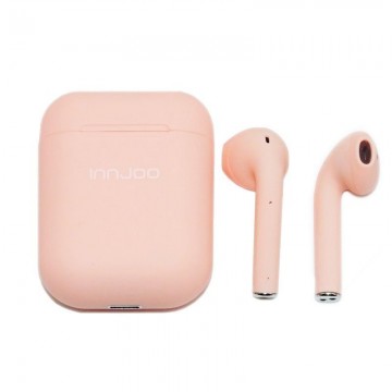 Auriculares Bluetooth Innjoo GO V4 con estuche de carga/ Rosas