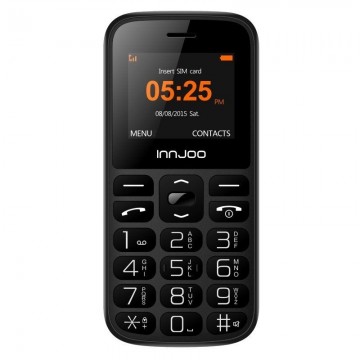 Teléfono Móvil Innjoo Senior Phone para Personas Mayores/ Negro