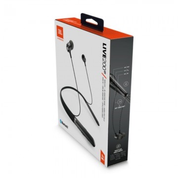 Auriculares Inalámbricos Intrauditivos JBL Live 200BT/ con Micrófono/ Bluetooth/ Negros