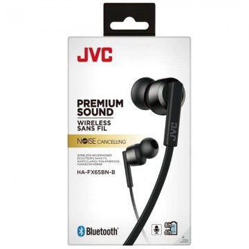 Auriculares Inalámbricos JVC HA-FX65BN/ Bluetooth/ Negros