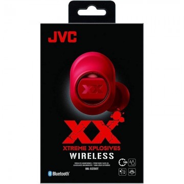 Auriculares Bluetooth JVC HA-XC50T con estuche de carga/ Autonomía 4h/ Rojos