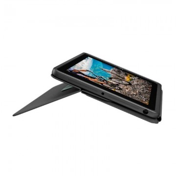 Funda con Teclado Logitech Rugged Folio para Tablets Apple Ipad 7ª y 8ª Generación 10.2'/ Negro