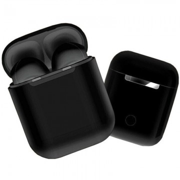 Auriculares Bluetooth Muvit Airpods MUHPH0122 con estuche de carga/ Autonomía 5h/ Negros