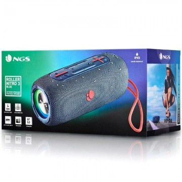 Altavoz con Bluetooth NGS Roller Nitro 3/ 30W/ 2.0/ Azul