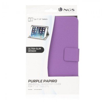 Funda NGS Papiro para Tablets de 8'/ Púrpura