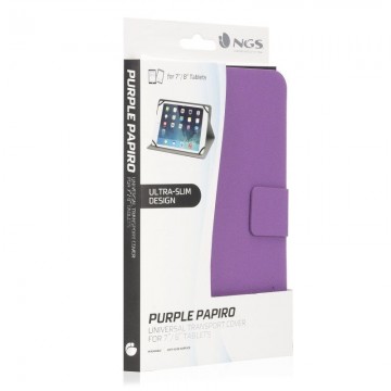 Funda NGS Papiro para Tablets de 8'/ Púrpura