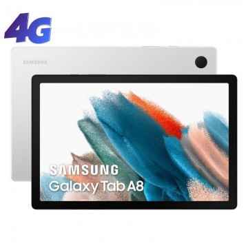 Tablet Samsung Galaxy Tab A8 10.5'/ 4GB/ 64GB/ Octacore/ 4G/ Plata