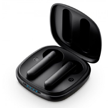 Auriculares Bluetooth SPC Zion Go con estuche de carga/ Autonomía 3h/ Negro