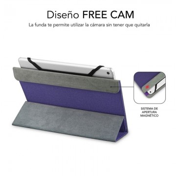 Funda Subblim Freecam para Tablets de 10.1'-11'/ Purpura