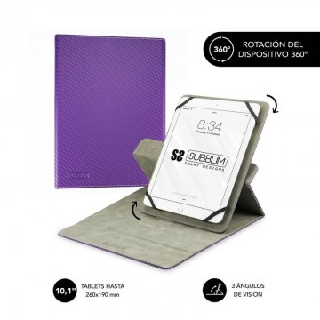 Funda Subblim Rotate 360º  para Tablets de 10.1'/ Purpura