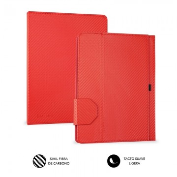 Funda con Teclado Subblim Keytab Pro USB para Tablets de 10.1'/ Roja