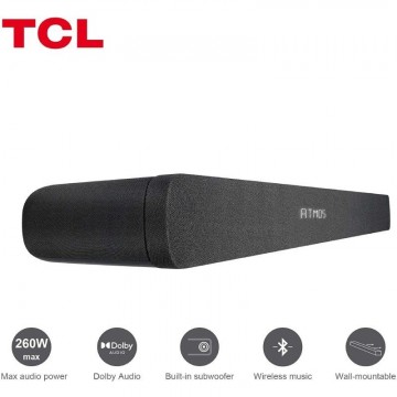 Barra de Sonido con Bluetooth TCL TS8111/ 260W/ 2.1