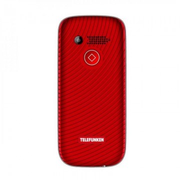 Teléfono Móvil Telefunken S420 para Personas Mayores/ Rojo