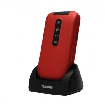 Teléfono Móvil Telefunken TM 360 Cosi para Personas Mayores/ Rojo