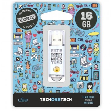 Pendrive 16GB Tech One Tech No Es Tuyo USB 2.0