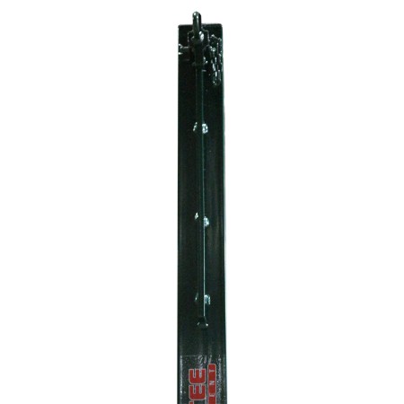 JUEGO DE 2 POSTES DE VOLEIBOL METÁLICOS CUADRADOS 80X80MM FIJOS