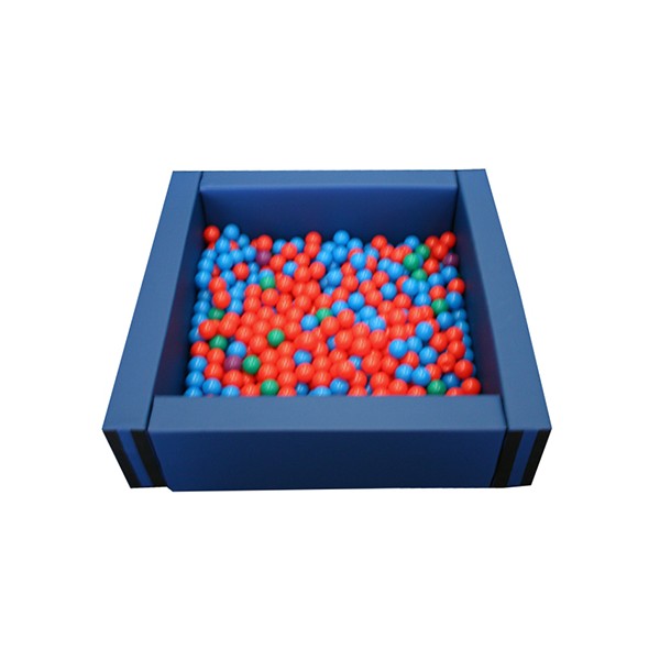 PISCINA CUADRADA LLENADO PELOTAS, 150X150X40CM ALTO X 15CM ANCHO