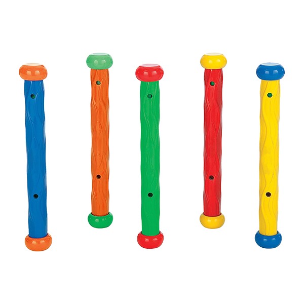 JUEGO 5 BASTONES BUCEO FLEXIBLES