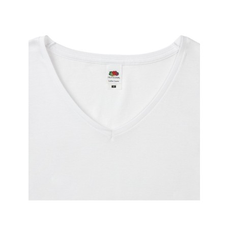 CAMISETA FRUIT OF THE LOOM LADIES ICONIC 150 V-NECK T