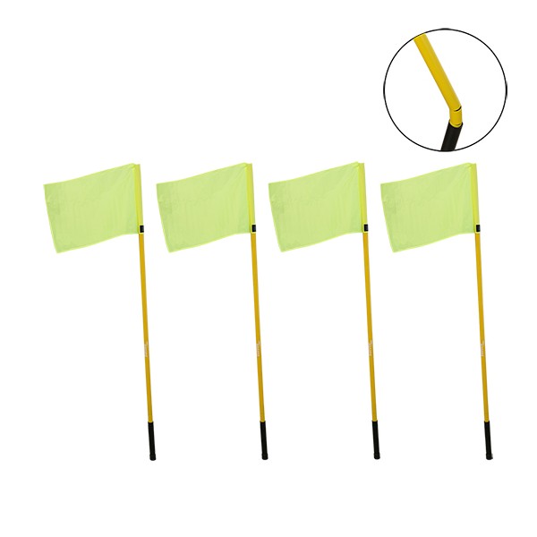 JUEGO DE 4 BANDERINES CÓRNER FLEXIBLE
