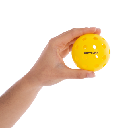 PELOTA PICKLEBALL SOFTJIM BASIC 40 AGUJEROS PELOTA PICKLEBALL SOFTJIM BASIC 40 AGUJEROS