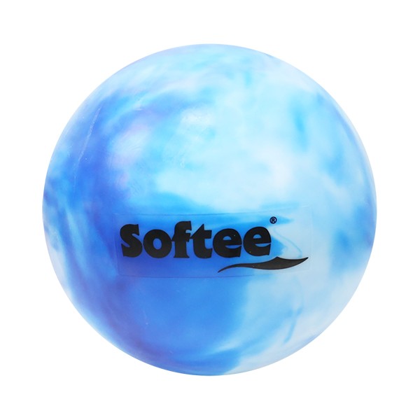 PELOTA RITMICA NACARADA SENIOR BLANCO/AZUL