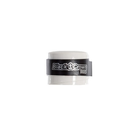 TARRO 60 OVERGRIPS BLACK CROWN PERFORADOS BLANCOS