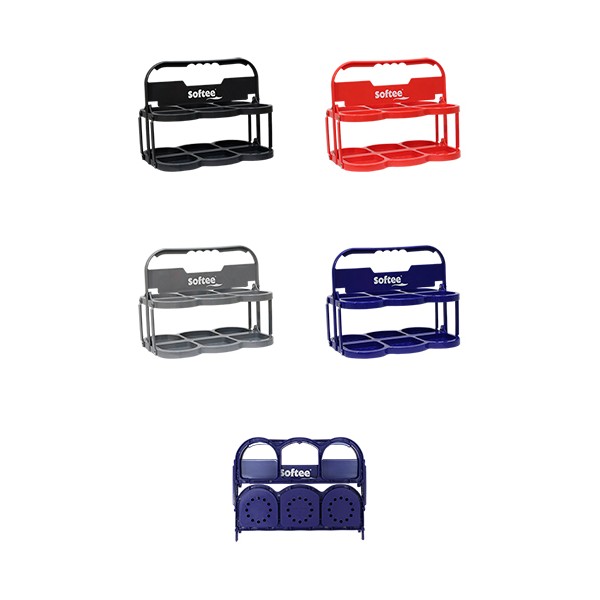 PORTABOTELLAS PLEGABLE DELUXE  PARA 6 BOTELLAS